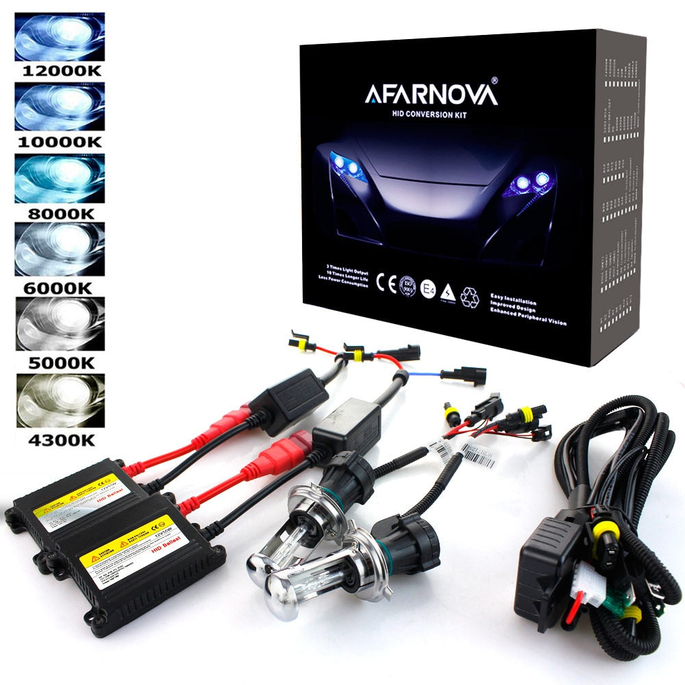 HID Xenon Light Kit 3000K, 4300K, 5000K, 6000K, 8000K, 10000K Xenon Ballast  - China HID Light Kits for Trucks, Headlight Kit